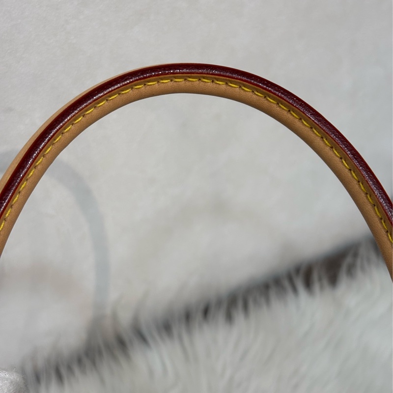 LV M48814 原花字紋老花 拉鍊 手提包肩背包斜背包側背包兩用包水餃包元寶包-26