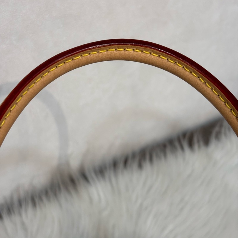 LV M48814 原花字紋老花 拉鍊 手提包肩背包斜背包側背包兩用包水餃包元寶包-27