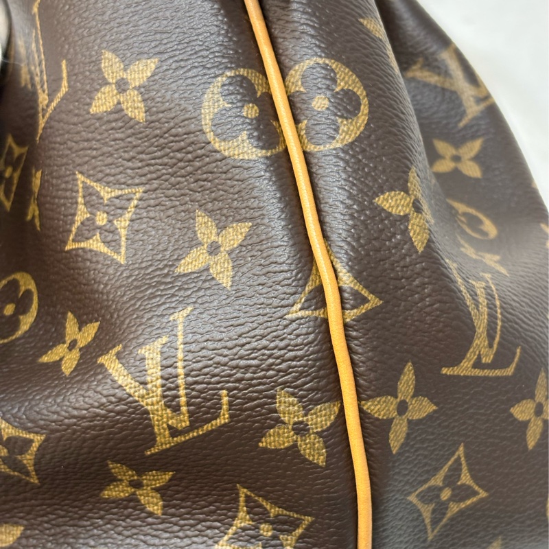 LV M48814 原花字紋老花 拉鍊 手提包肩背包斜背包側背包兩用包水餃包元寶包-36