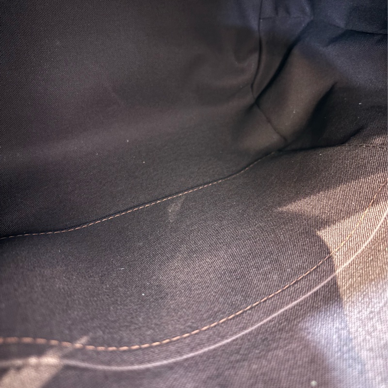 LV M48814 原花字紋老花 拉鍊 手提包肩背包斜背包側背包兩用包水餃包元寶包-43