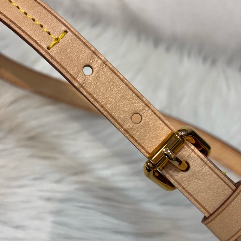 LV M48814 原花字紋老花 拉鍊 手提包肩背包斜背包側背包兩用包水餃包元寶包-46