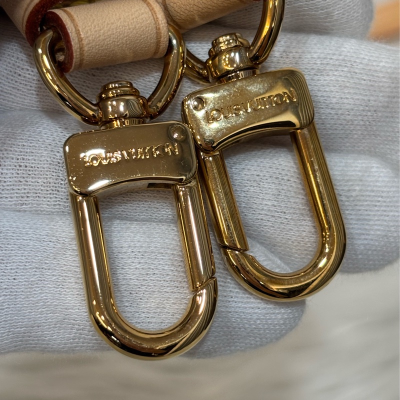 LV M48814 原花字紋老花 拉鍊 手提包肩背包斜背包側背包兩用包水餃包元寶包-55