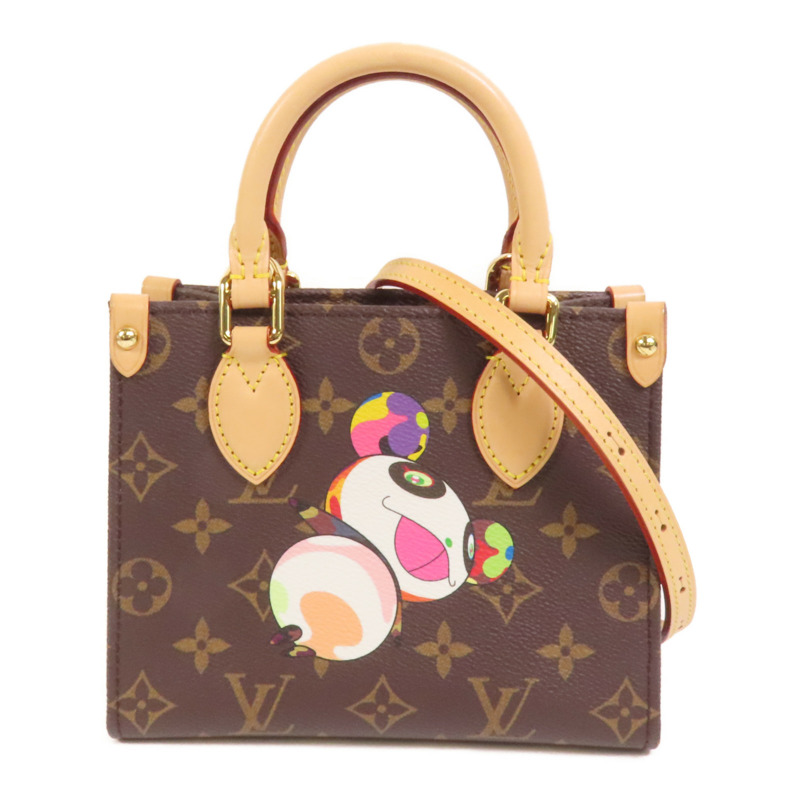 LOUIS VUITTON Monogram LV x TM On The Go BB金扣手挽肩背兩用袋-0