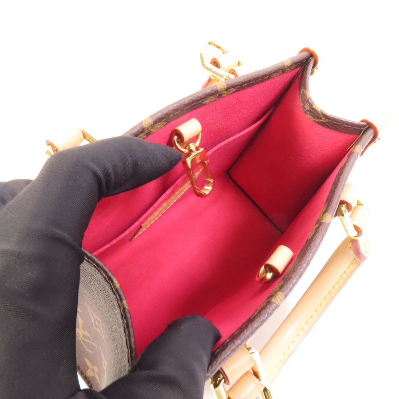 LOUIS VUITTON Monogram LV x TM On The Go BB金扣手挽肩背兩用袋-6