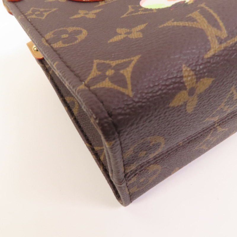 LOUIS VUITTON Monogram LV x TM On The Go BB金扣手挽肩背兩用袋-10