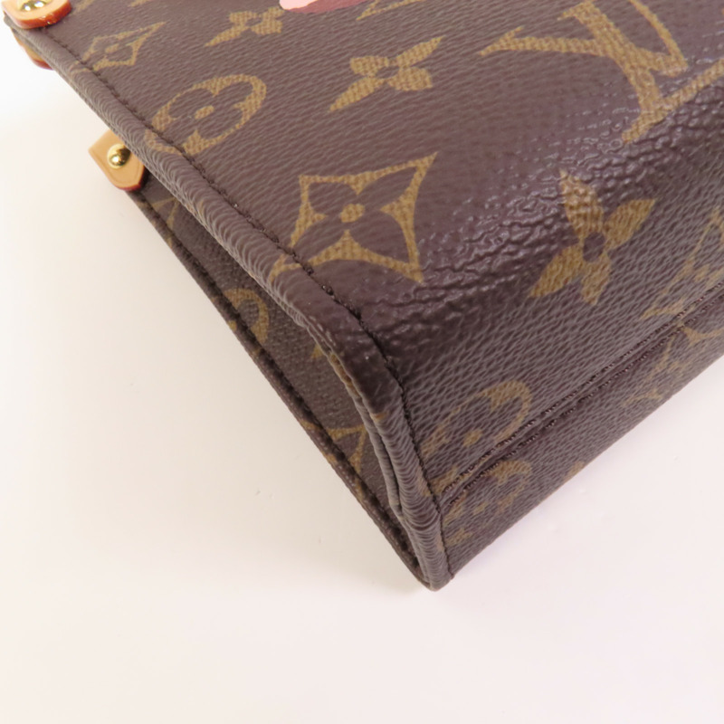 LOUIS VUITTON Monogram LV x TM On The Go BB金扣手挽肩背兩用袋-11