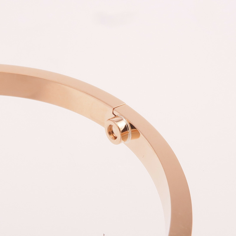 CARTIER 18K玫瑰金Love Bracelet Small Model Full Diamonds鑽石手鐲Cartier#16-5