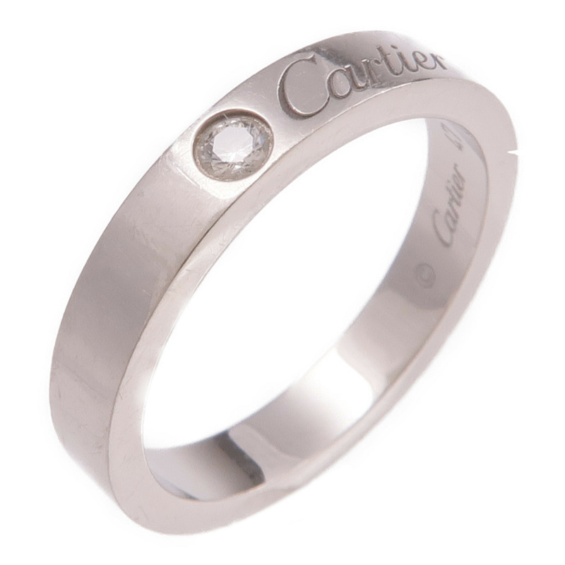 CARTIER PT950鉑金Love Wedding Ring鑽石戒指Cartier#47/US#4-0