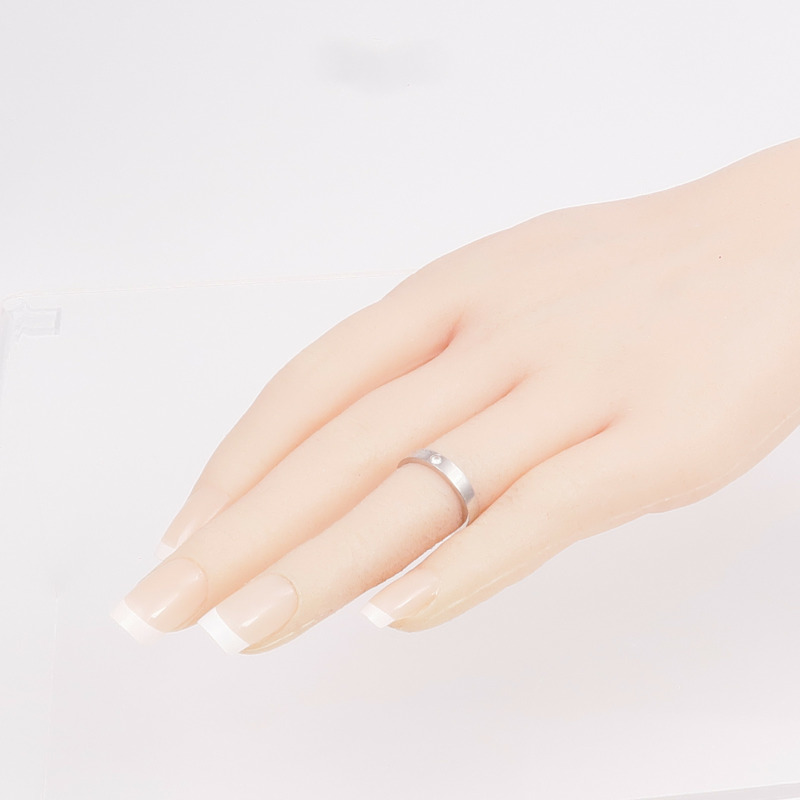 CARTIER PT950鉑金Love Wedding Ring鑽石戒指Cartier#47/US#4-6