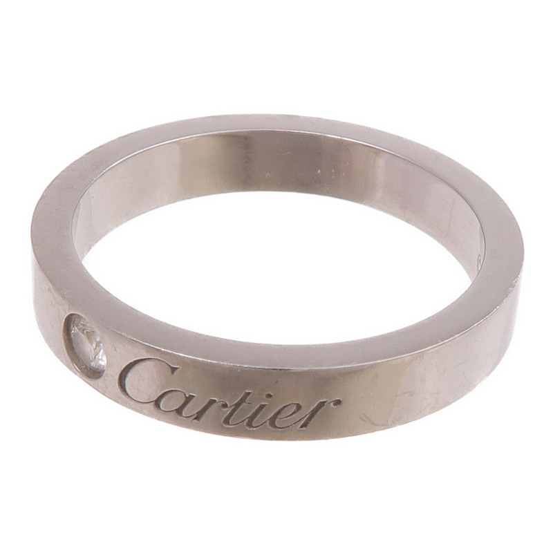 CARTIER PT950鉑金Love Wedding Ring鑽石戒指Cartier#47/US#4-9