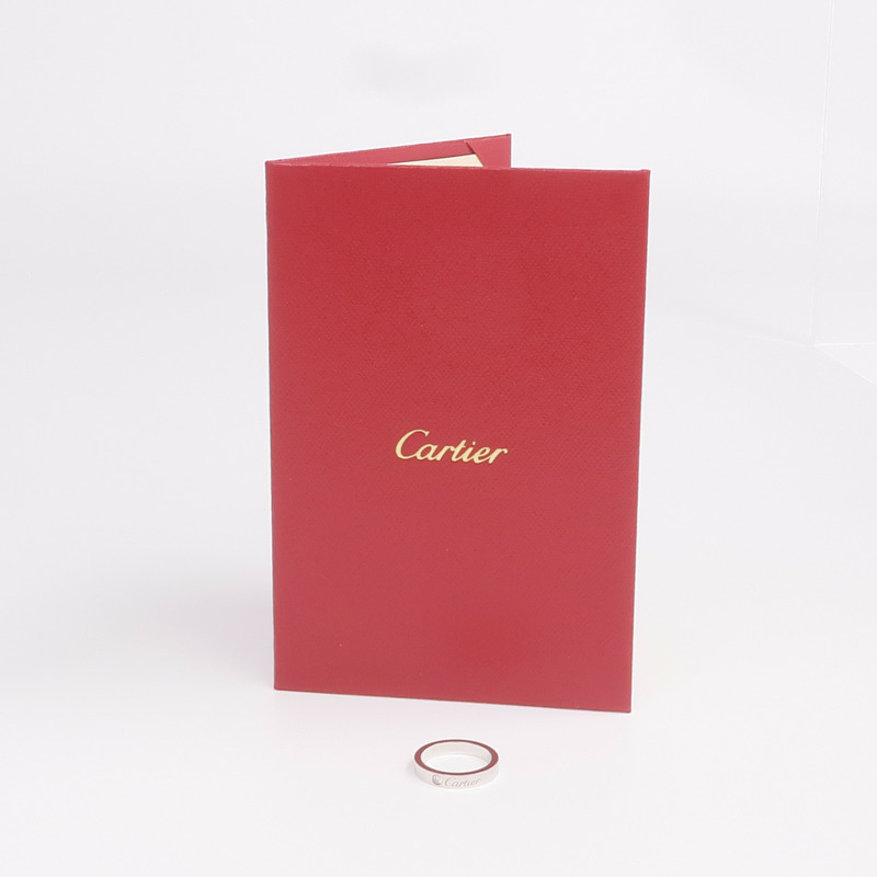 CARTIER PT950鉑金Love Wedding Ring鑽石戒指Cartier#47/US#4-10