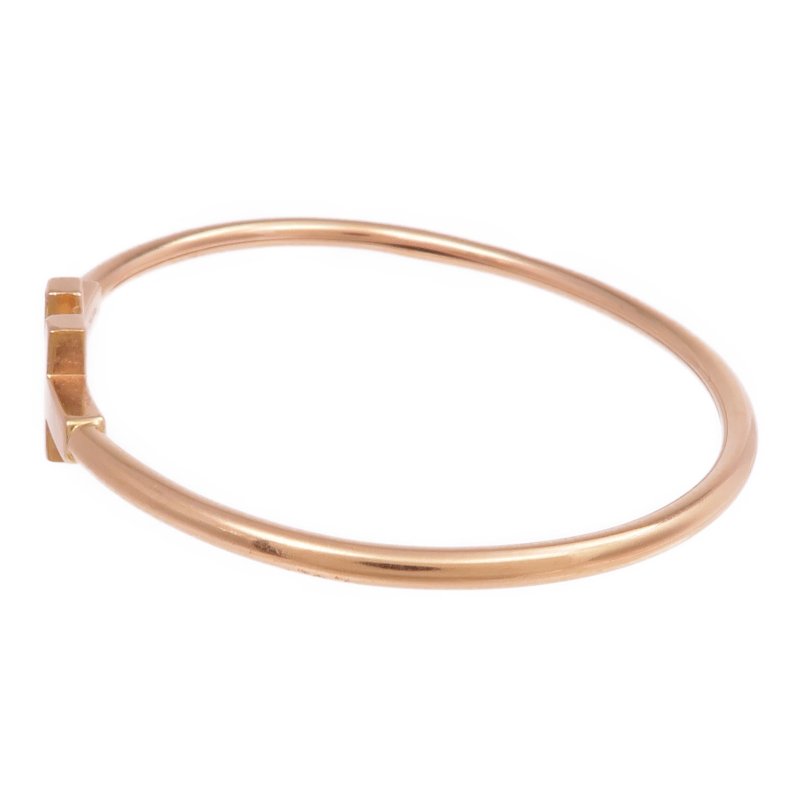 TIFFANY＆CO 18K玫瑰金T Wire Bracelet手鐲-1