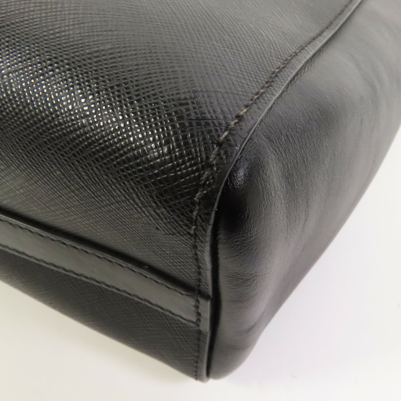 PRADA 牛皮皮革Shoulder Bag金扣手挽肩背兩用袋-13