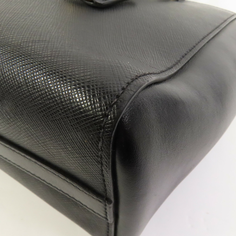 PRADA 牛皮皮革Shoulder Bag金扣手挽肩背兩用袋-15