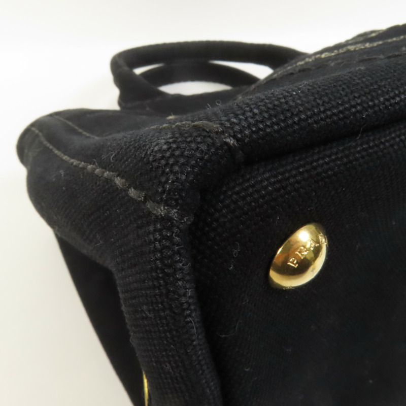 PRADA 帆布2 Way Shoulder Bag金扣手挽肩背兩用袋-10