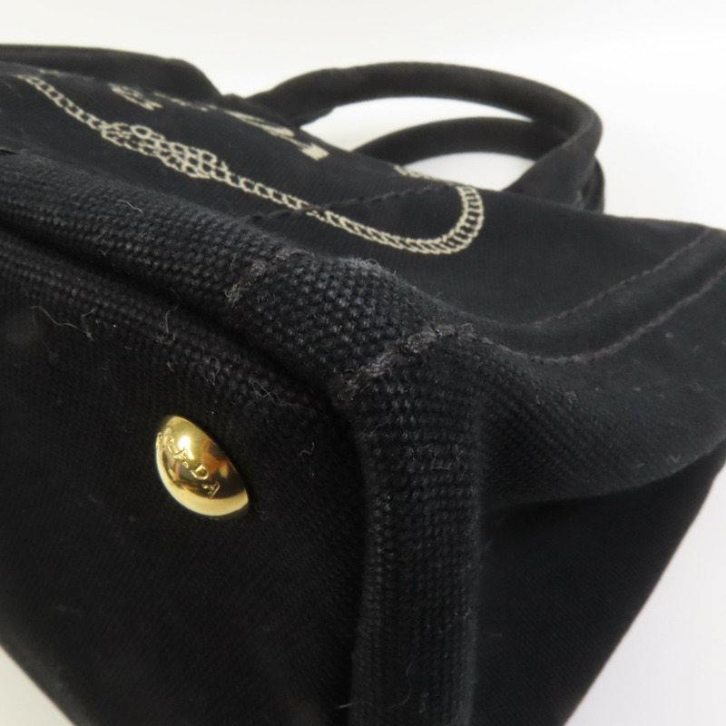 PRADA 帆布2 Way Shoulder Bag金扣手挽肩背兩用袋-11