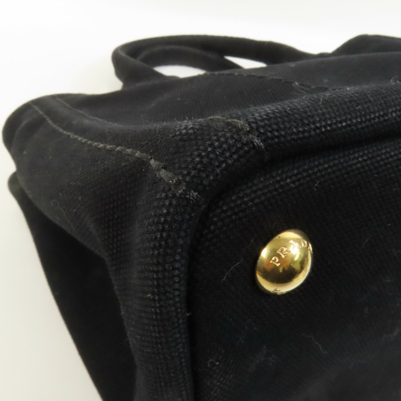 PRADA 帆布2 Way Shoulder Bag金扣手挽肩背兩用袋-12