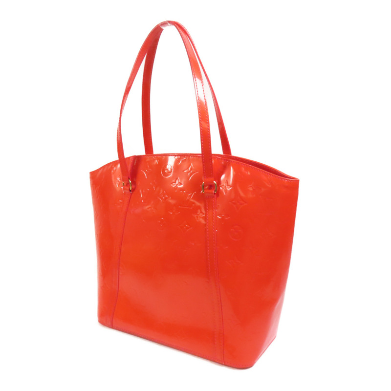 LOUIS VUITTON Monogram Vernis Avalon GM金扣手挽-2