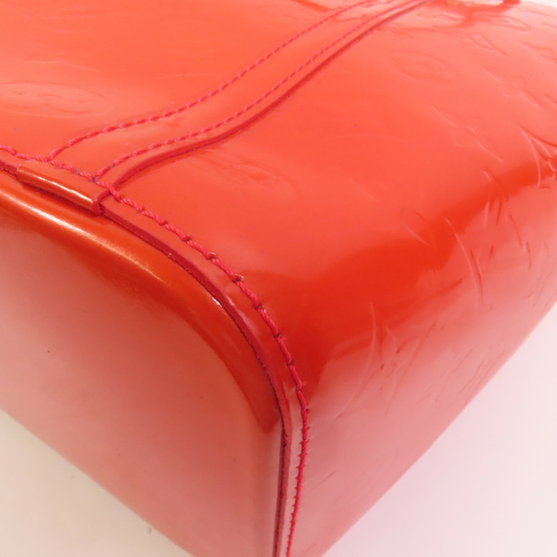 LOUIS VUITTON Monogram Vernis Avalon GM金扣手挽-9