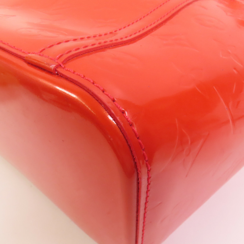 LOUIS VUITTON Monogram Vernis Avalon GM金扣手挽-11