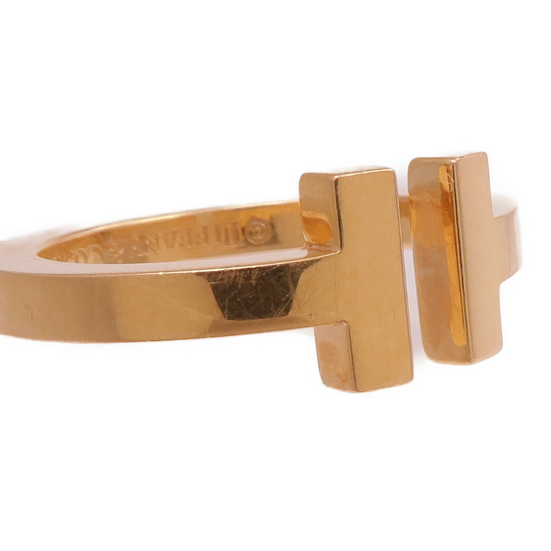 TIFFANY&CO 18K玫瑰金T Wire Ring戒指US#6-9