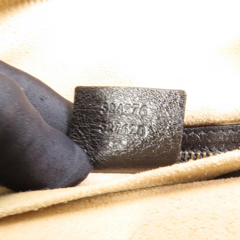 GUCCI 牛皮皮革GG Marmont Tote Bag金扣鏈帶手挽袋-8