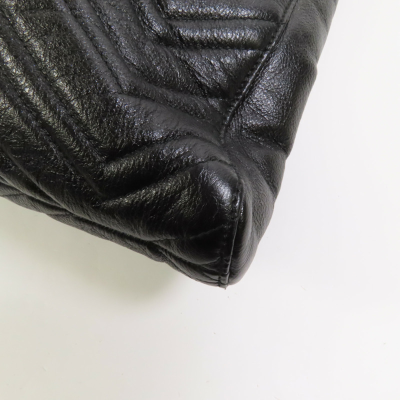 GUCCI 牛皮皮革GG Marmont Tote Bag金扣鏈帶手挽袋-10