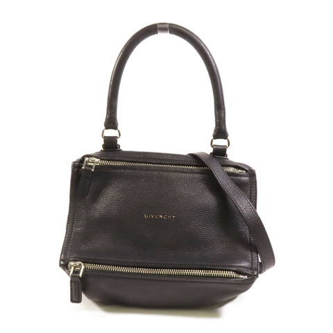 GIVENCHY 牛皮皮革Pandora Small銀扣手挽肩背兩用袋