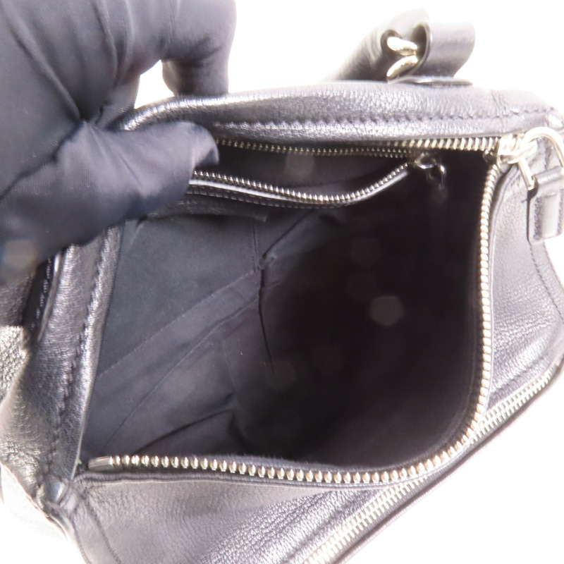 GIVENCHY 牛皮皮革Pandora Small銀扣手挽肩背兩用袋-7