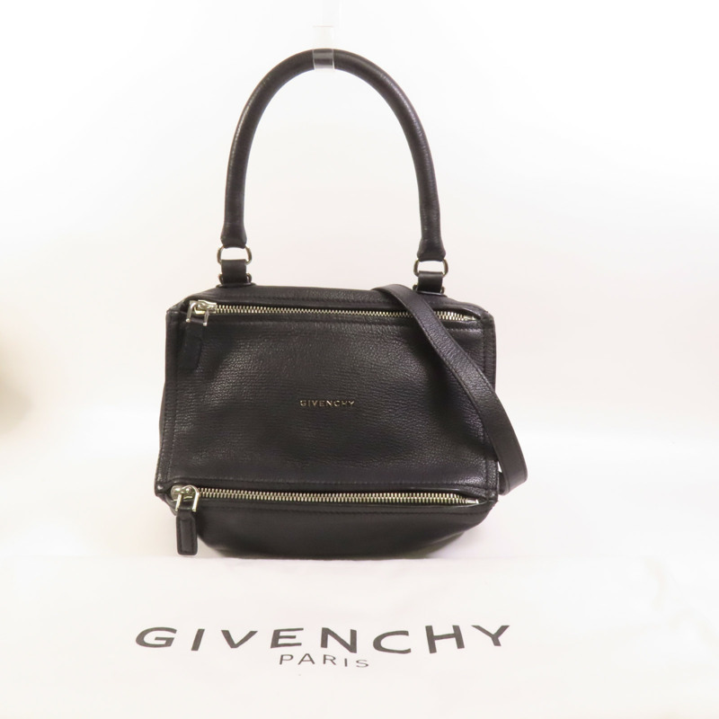 GIVENCHY 牛皮皮革Pandora Small銀扣手挽肩背兩用袋-10