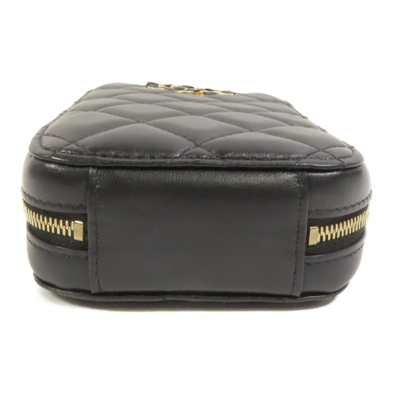 CHANEL 羊皮皮革Shoulder Bag金扣鏈帶肩背袋-3