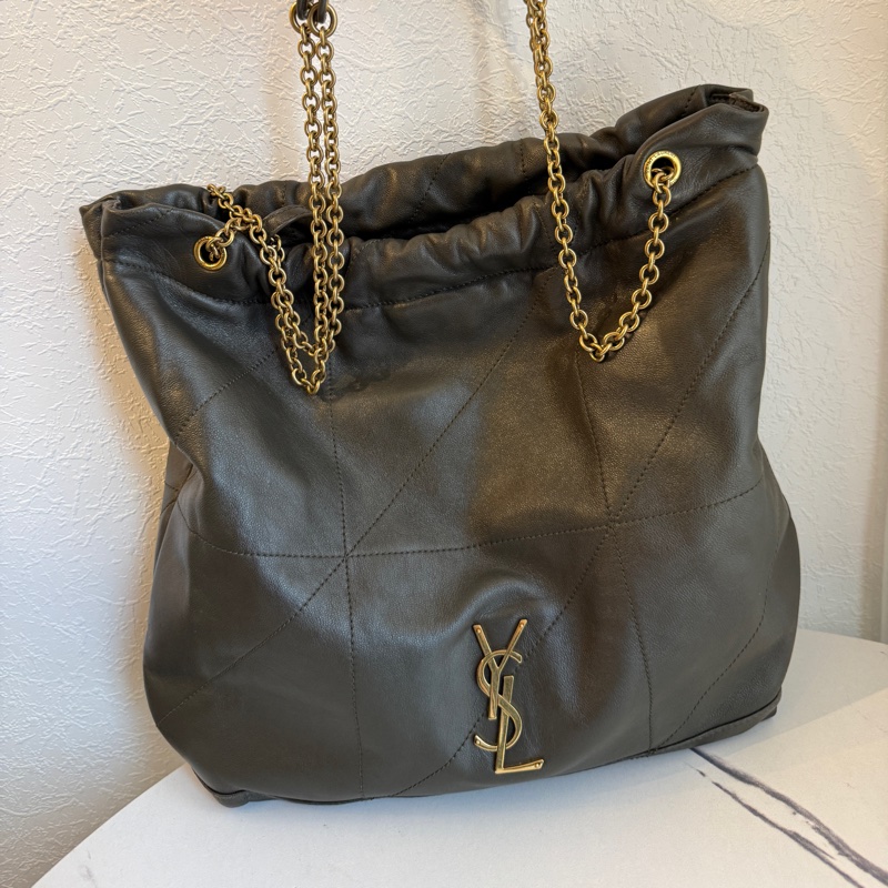 ysl 垃圾袋包 實體很美 我很不會拍 灰色❤️-1