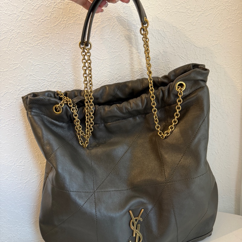 ysl 垃圾袋包 實體很美 我很不會拍 灰色❤️-10