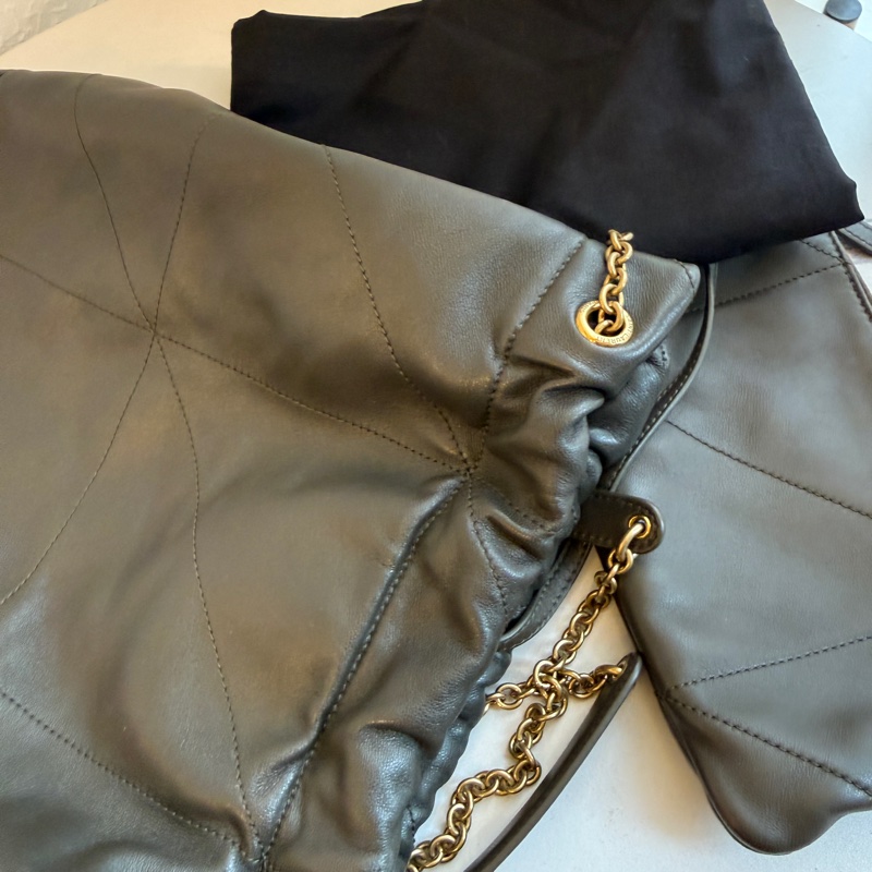 ysl 垃圾袋包 實體很美 我很不會拍 灰色❤️-13