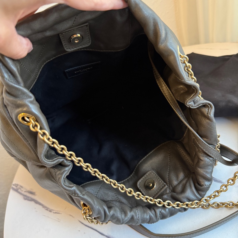 ysl 垃圾袋包 實體很美 我很不會拍 灰色❤️-16