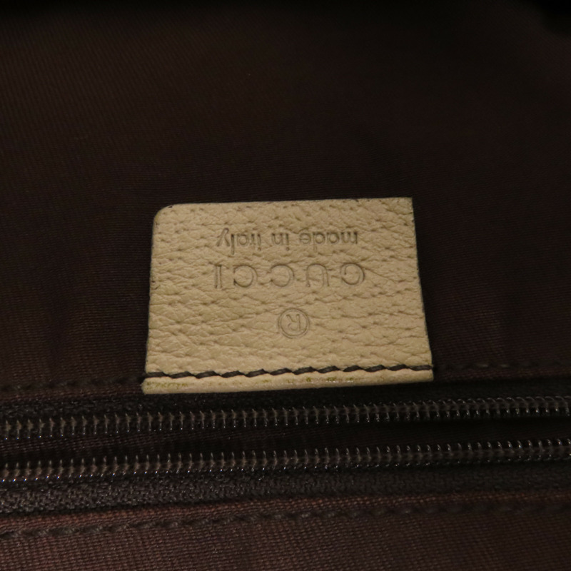 GUCCI 帆布Abbey Tote金扣手挽袋-8