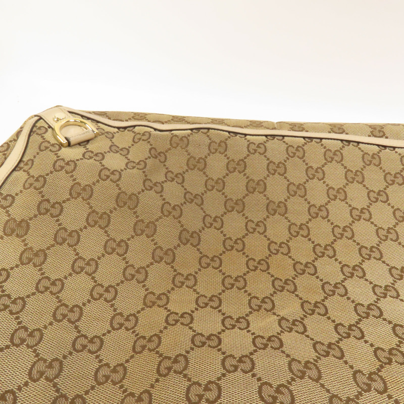 GUCCI 帆布Abbey Tote金扣手挽袋-16