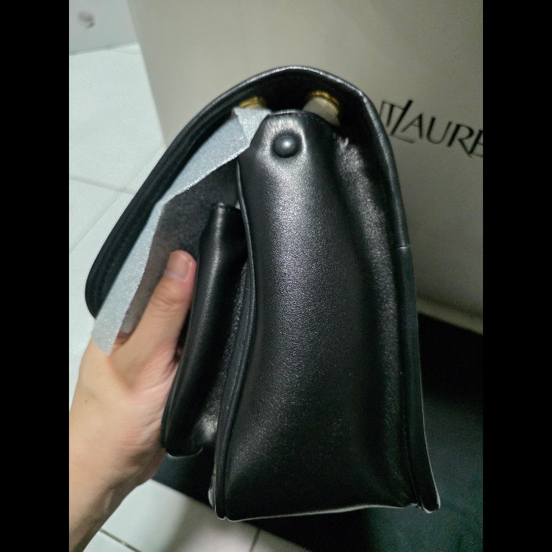 Saint Laurent YSL 小羊皮 黑色Niki 中號-3