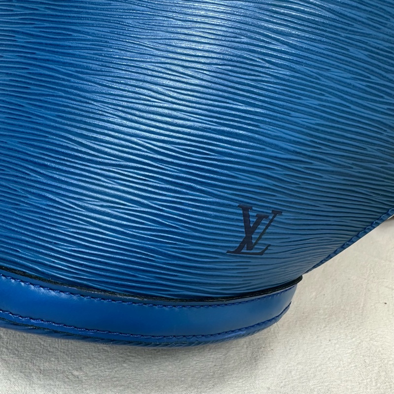 「特價優惠 」Louis Vuitton 路易威登LV Epi水波紋藍色托特包 手提 側背 中古 vintage-12