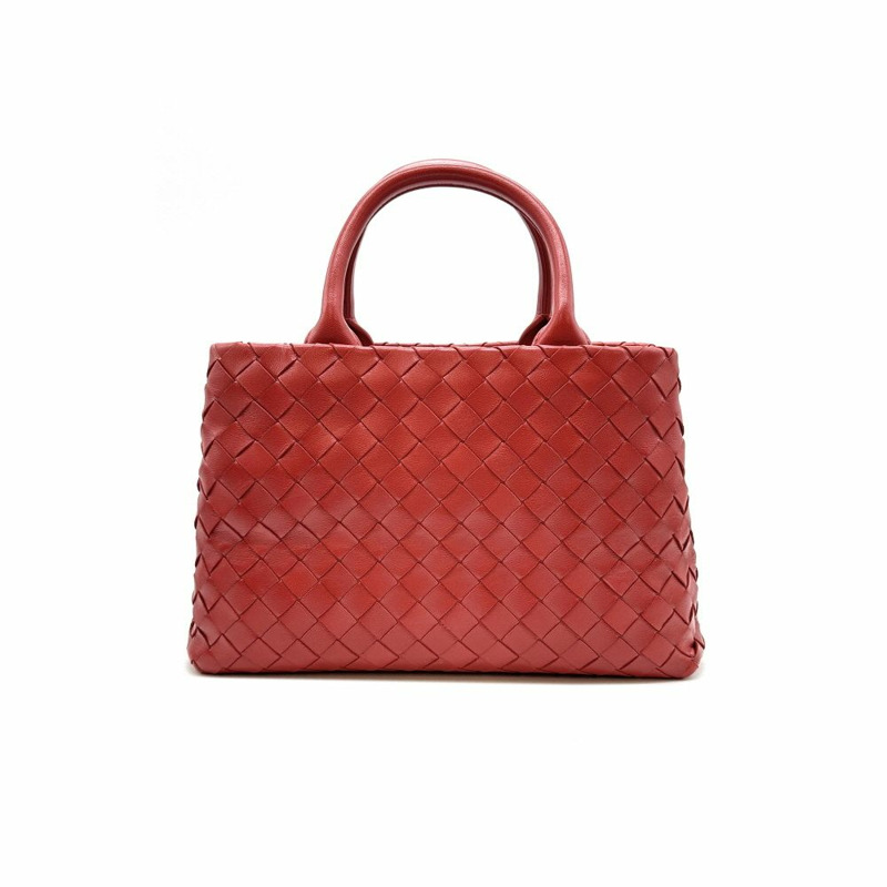 【包稅】BOTTEGA VENETA 中型羅馬手提包 紅色 BOB110551-1