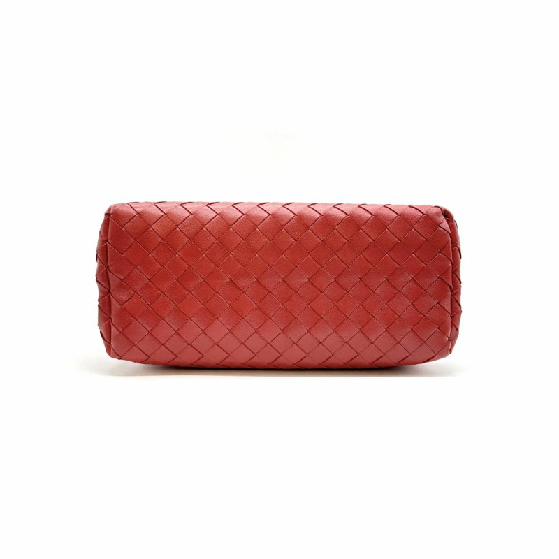 【包稅】BOTTEGA VENETA 中型羅馬手提包 紅色 BOB110551-4
