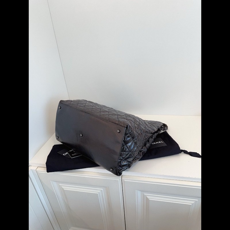 Chanel tote bag 經典炭黑色 soblack托特-6