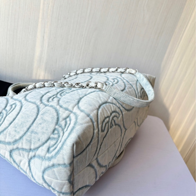 【99新】 Chanel 21P海浪系列 牛仔手提單肩Tote-6