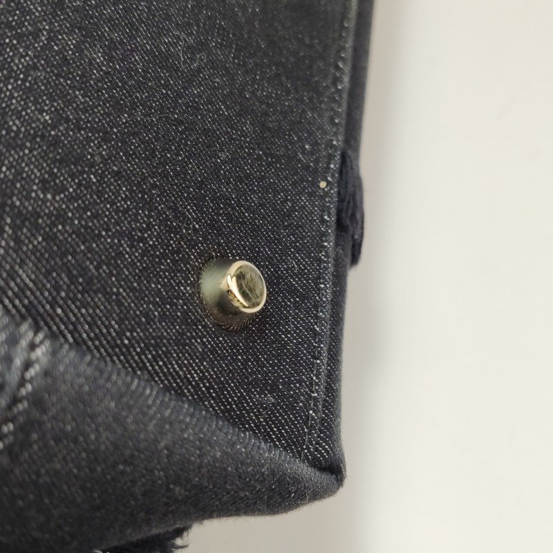 Dior D-Light帆布拼色徽章貼飾字母Logo吊飾單肩包-12