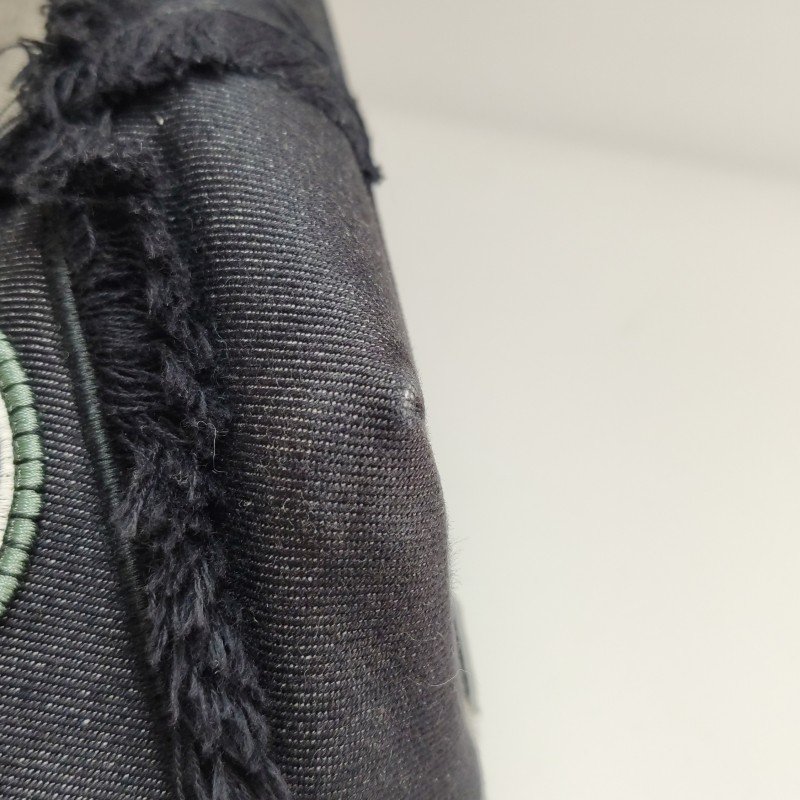 Dior D-Light帆布拼色徽章貼飾字母Logo吊飾單肩包-13