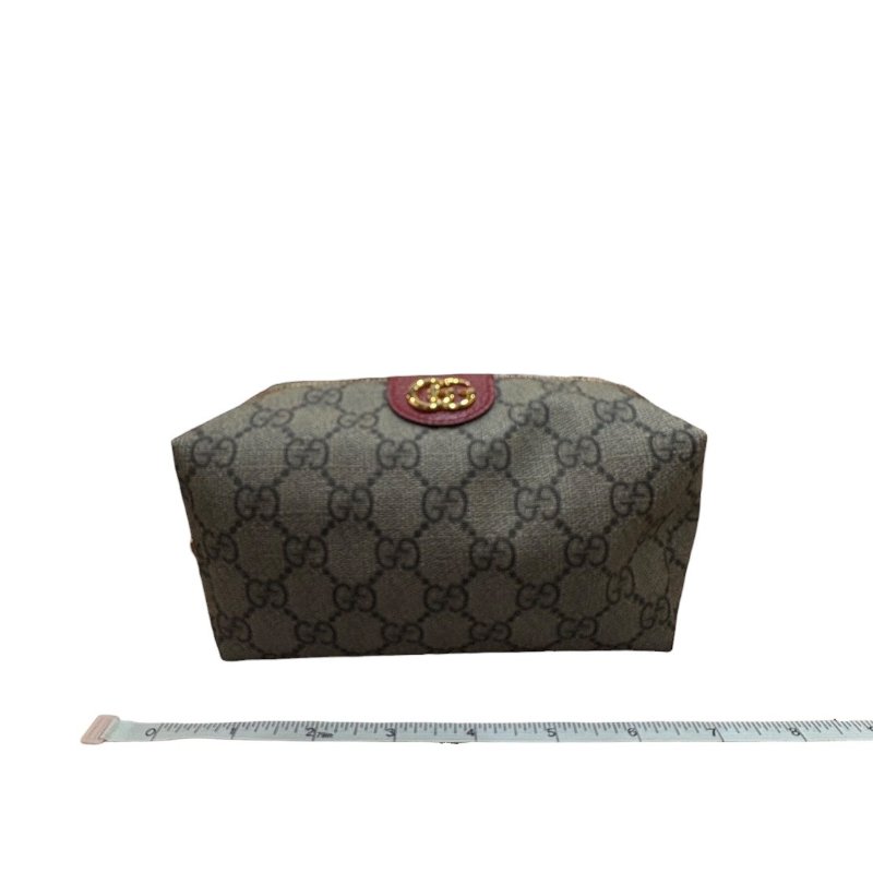 【美收精品】GUCCI老花化妝包 4-701-14