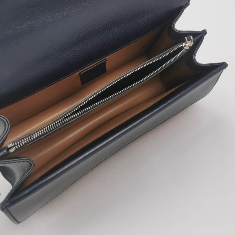 Gucci Dionysus酒神包小號牛皮絨布拼色雙虎頭搭扣單肩包-6