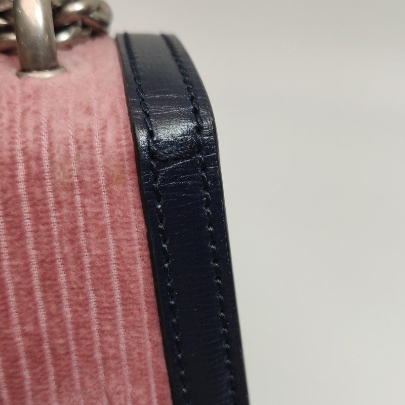 Gucci Dionysus酒神包小號牛皮絨布拼色雙虎頭搭扣單肩包-21