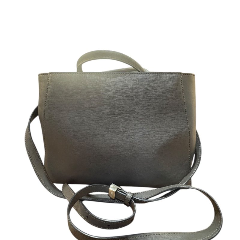 【美收精品】FENDI灰藍綠色肩背包 4-749-3