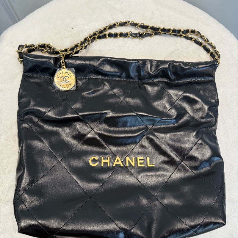 CHANEL香奈兒 22Bag 超大容量做舊金標 「年度包皇」-1